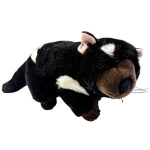 Bocchetta Tasmanian Devil Plush 14in Realistic Australian Wildlife Stuffed Toy